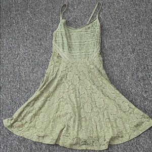 Army Green Lace Abercrombie Dress